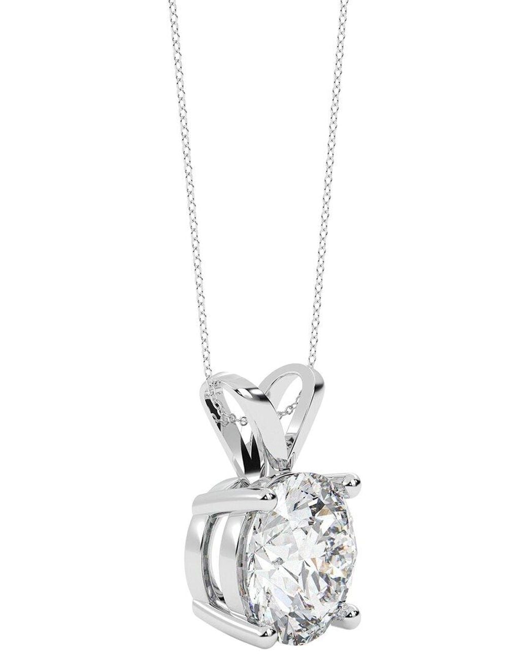 Diamond Select Cuts White 14K 2.00 Ct. Tw. Diamond Pendant Necklace