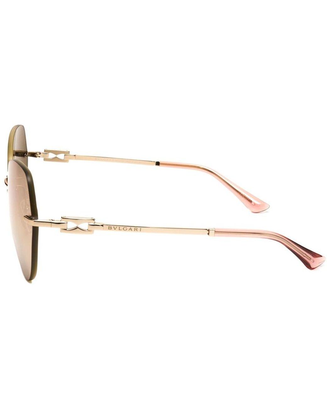 BVLGARI White Bv6183 60Mm Sunglasses for men