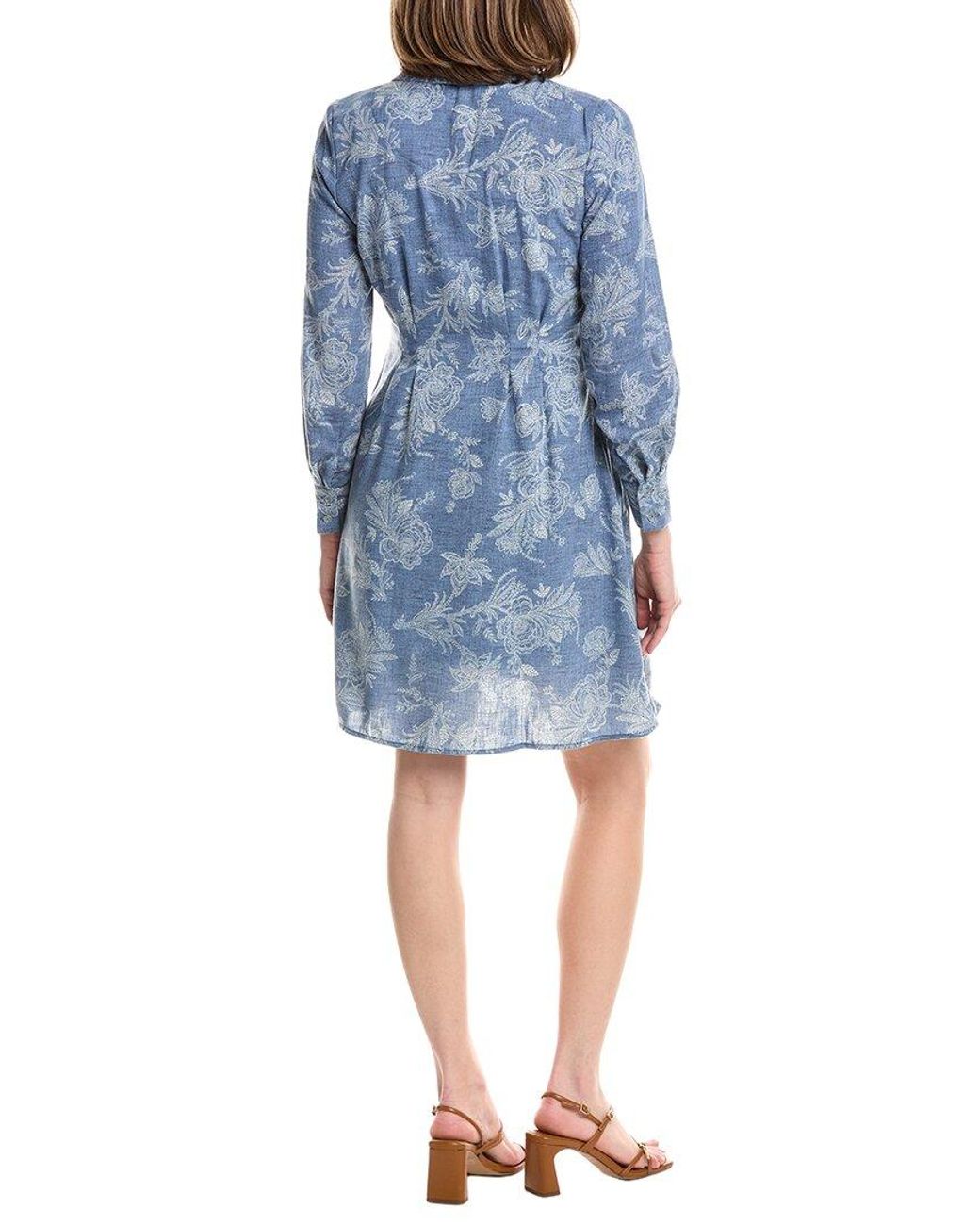 Jordan Faux Robe Julia Jordan Faux Denim Mini Shirtdress in Blue | Lyst UK