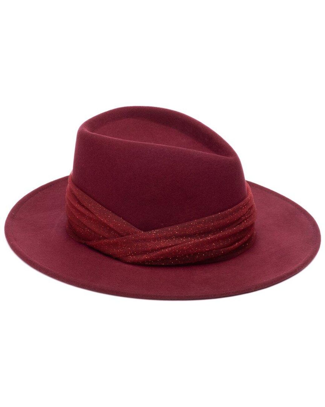 Eugenia Kim Red Blaine Wool Felt Hat