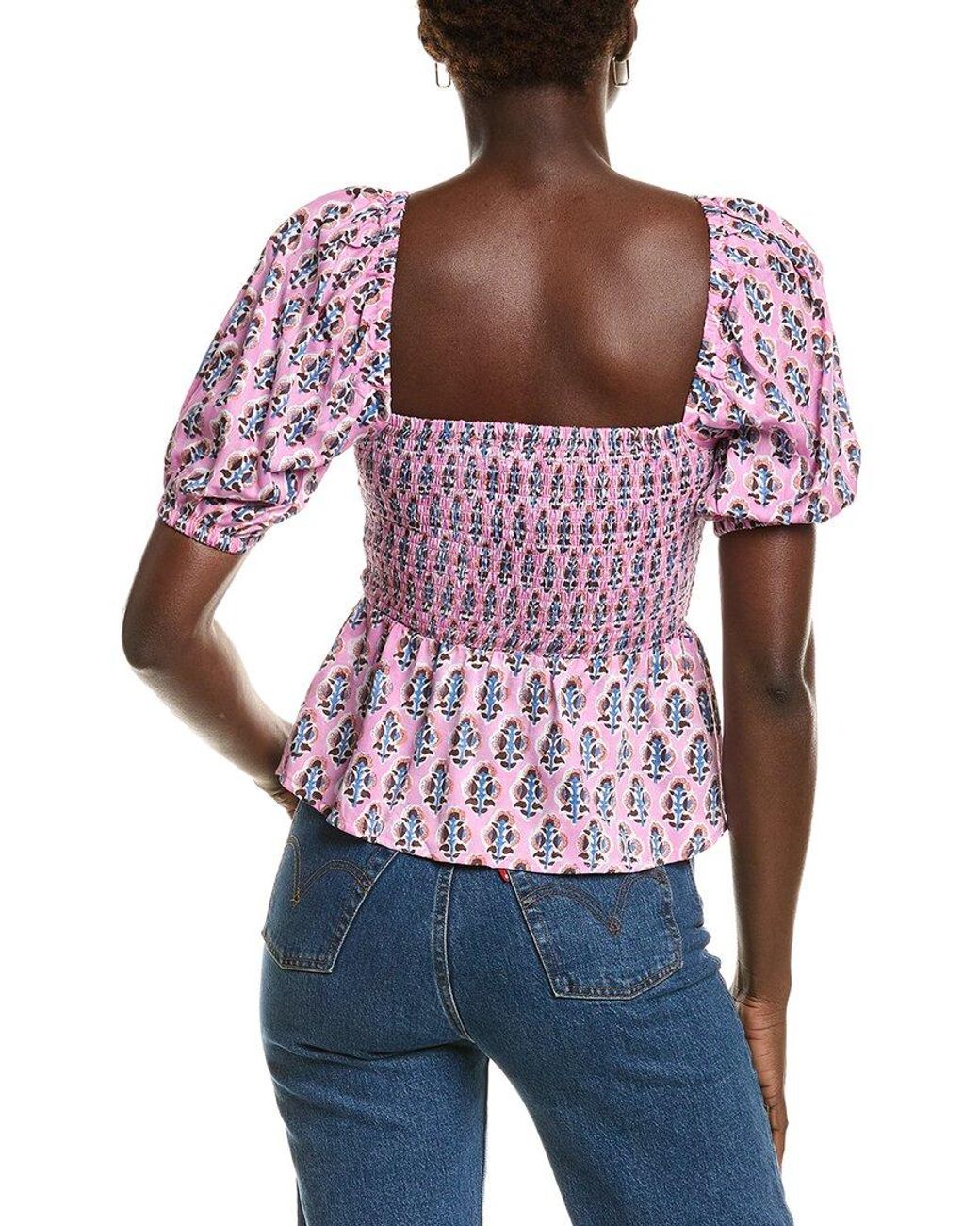 Emerson Fry Shirred Blouse