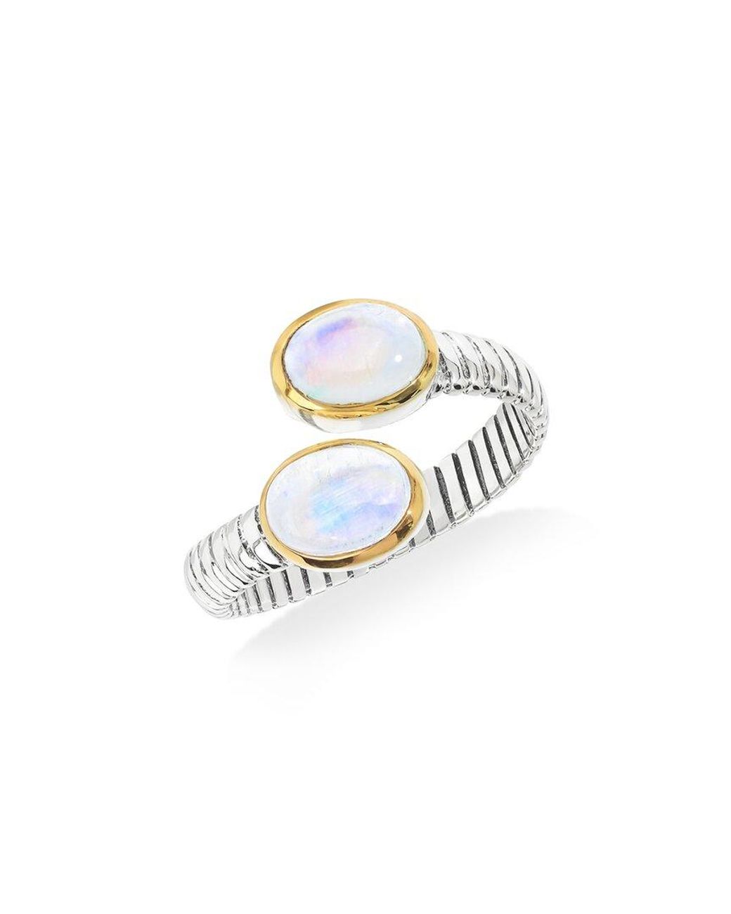 TIRAMISU White 2.15 Ct. Tw. Moonstone Bypass Ring