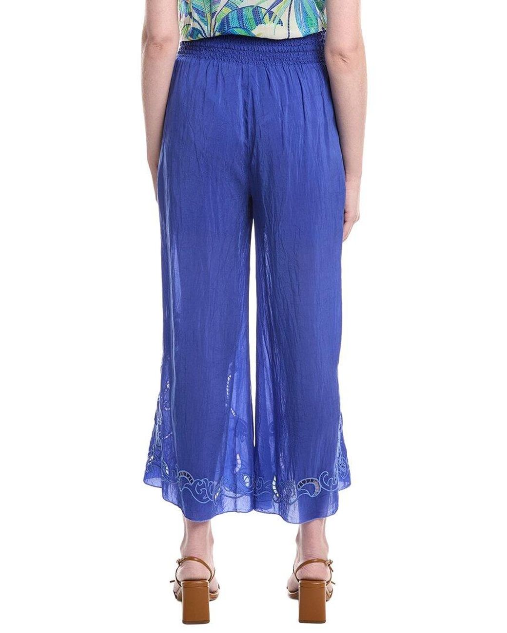 Johnny Was Blue Roseann Pant