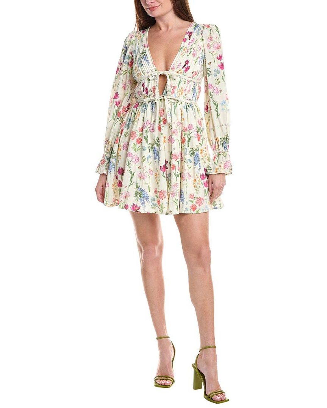 En Saison White Mirobella Mini Dress