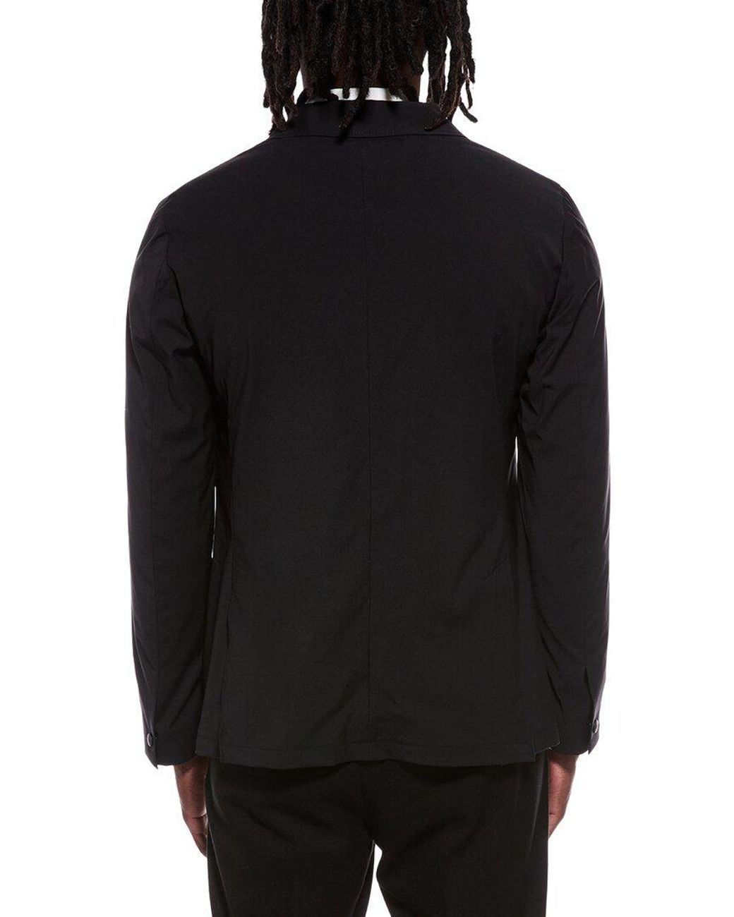 Canali Black Wool-Blend Jacket for men