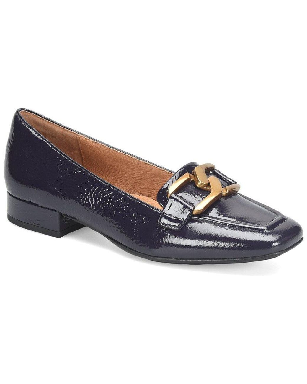 Söfft Blue Sofft Erica Leather Flat