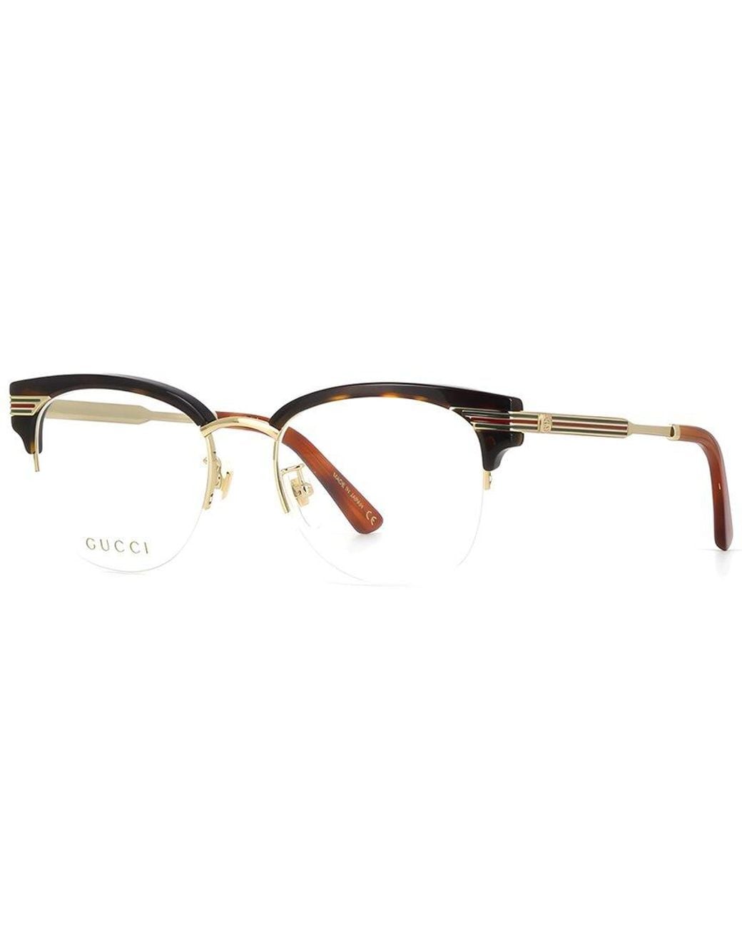 Gucci Metallic Gg0201O 50Mm Optical Frames