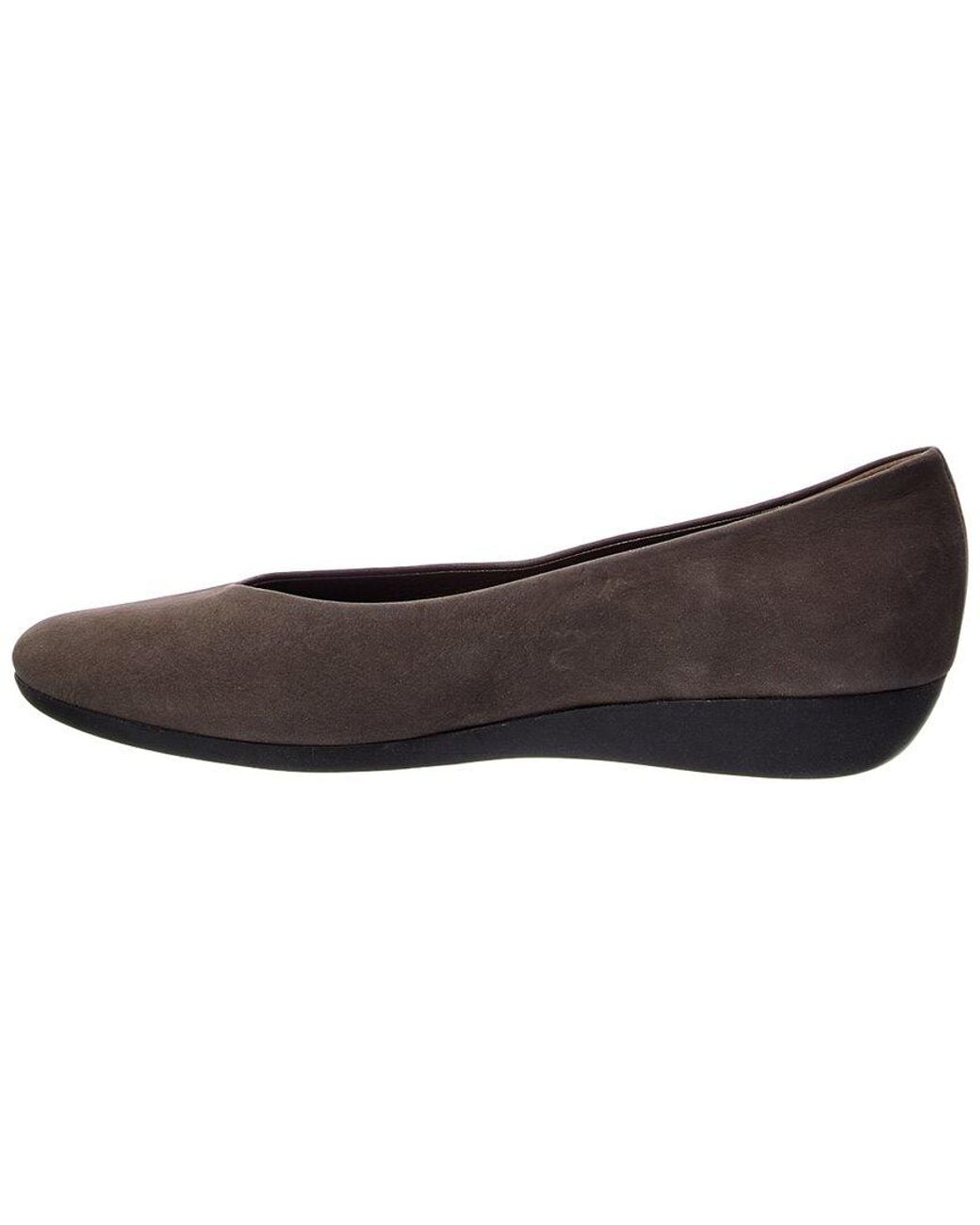 Arche Brown Onyri Leather Flat