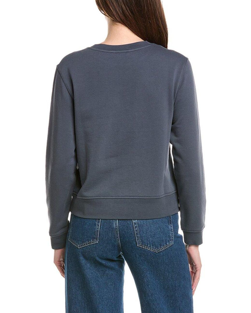 Vince Blue Pullover Sweatshirt
