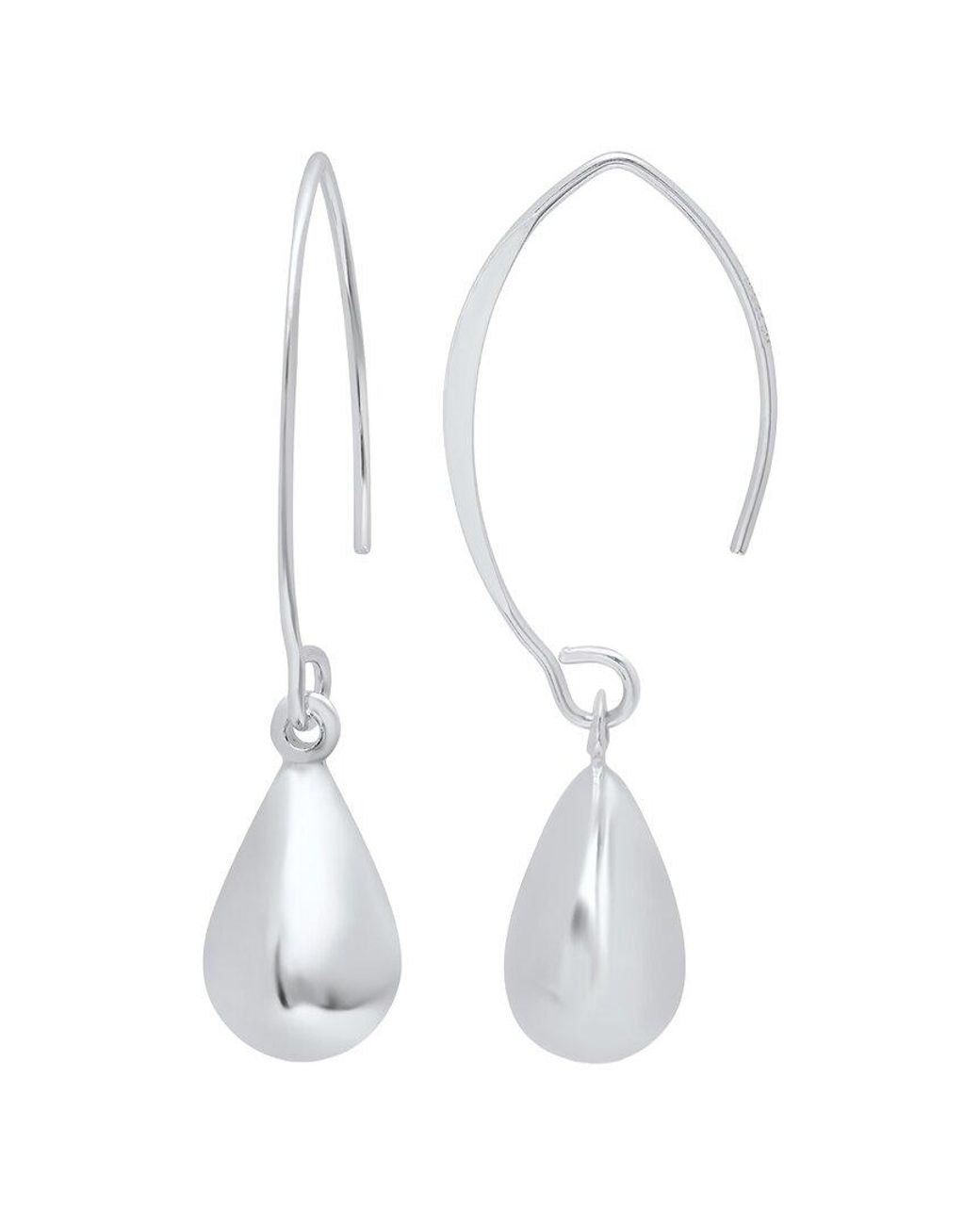 MaxColor White Dangle Earrings