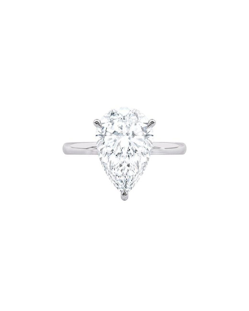 Lab Grown Diamonds White 14K.00 Ct. Tw. Lab-Grown Diamond Ring