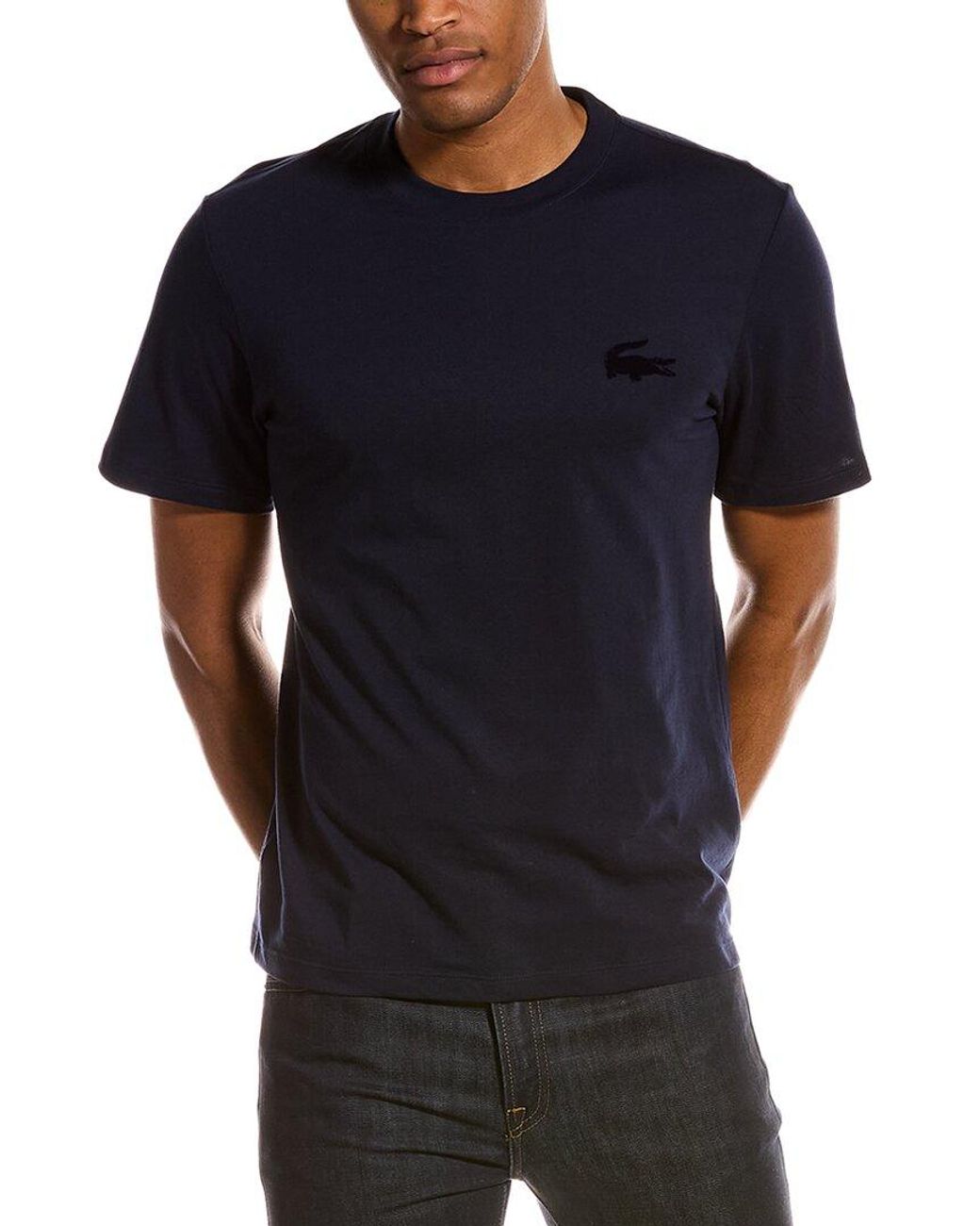 Lacoste Croc T-shirt in Blue for Men | Lyst