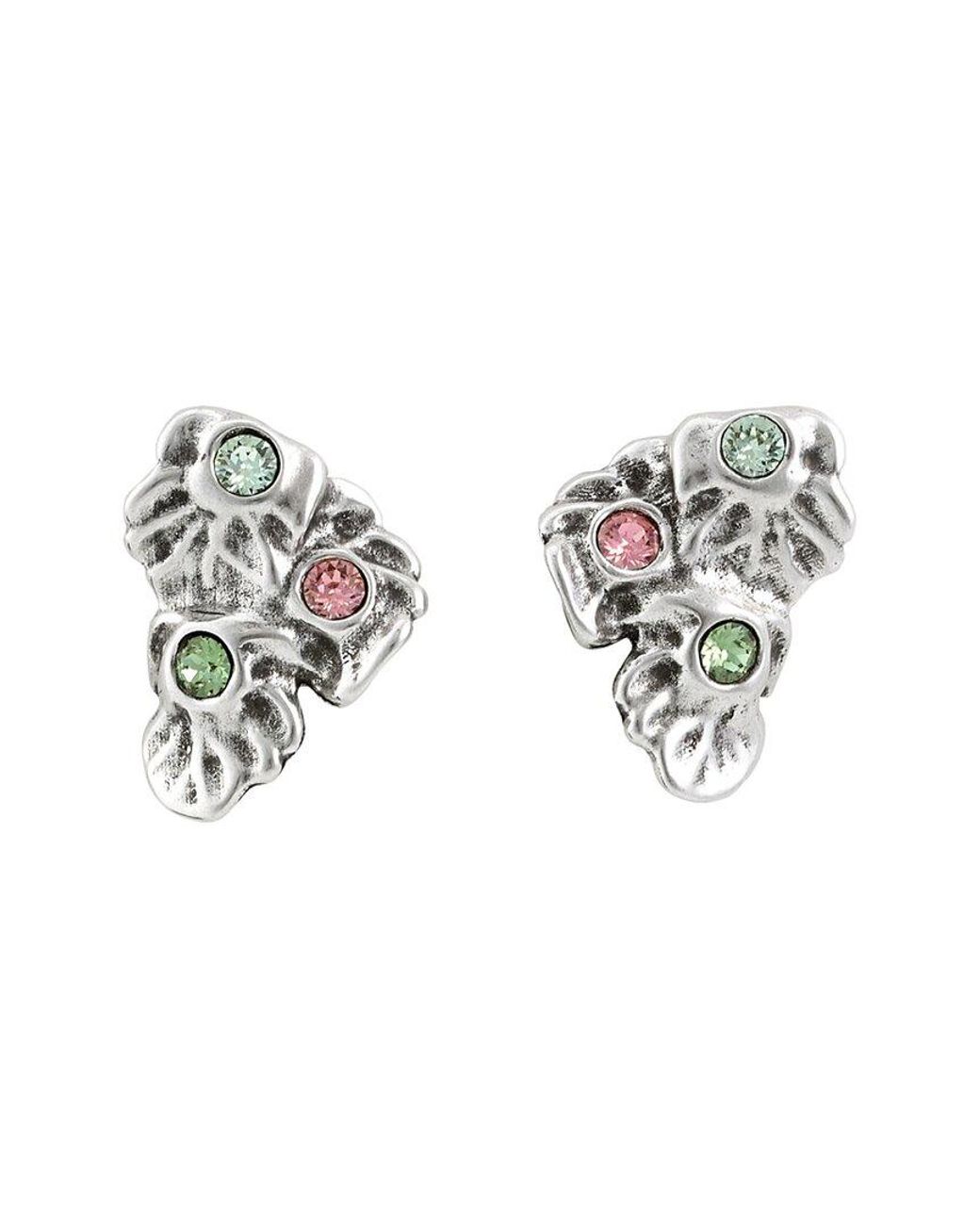Uno De 50 Jungle Silver Swarovski Crystal Earrings | Lyst