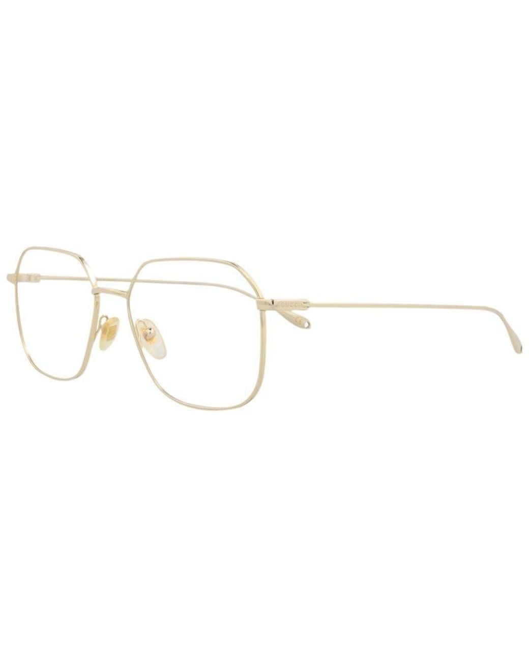 Gucci White 54Mm Optical Frames
