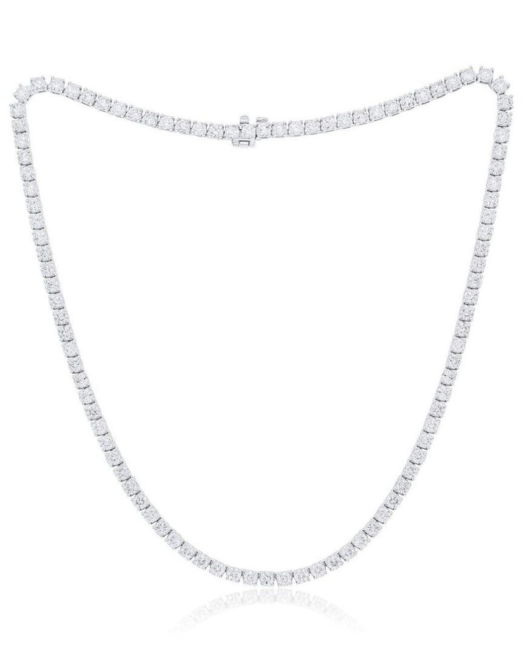 Diana M Multicolor Fine Jewelry 18k 15.15 Ct. Tw. Diamond Necklace