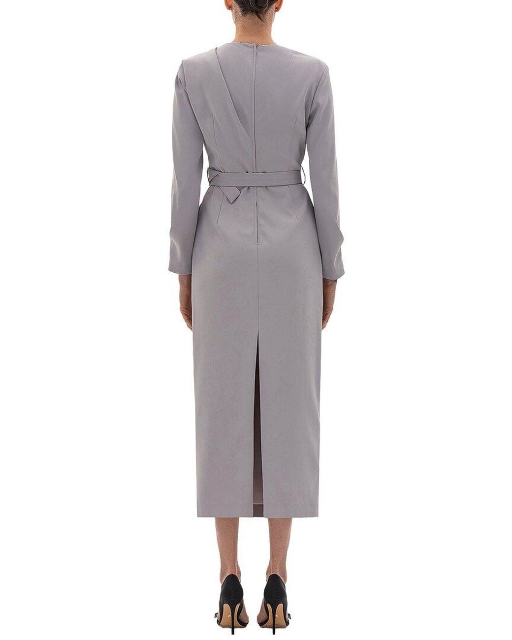 BGL Gray Midi Dress