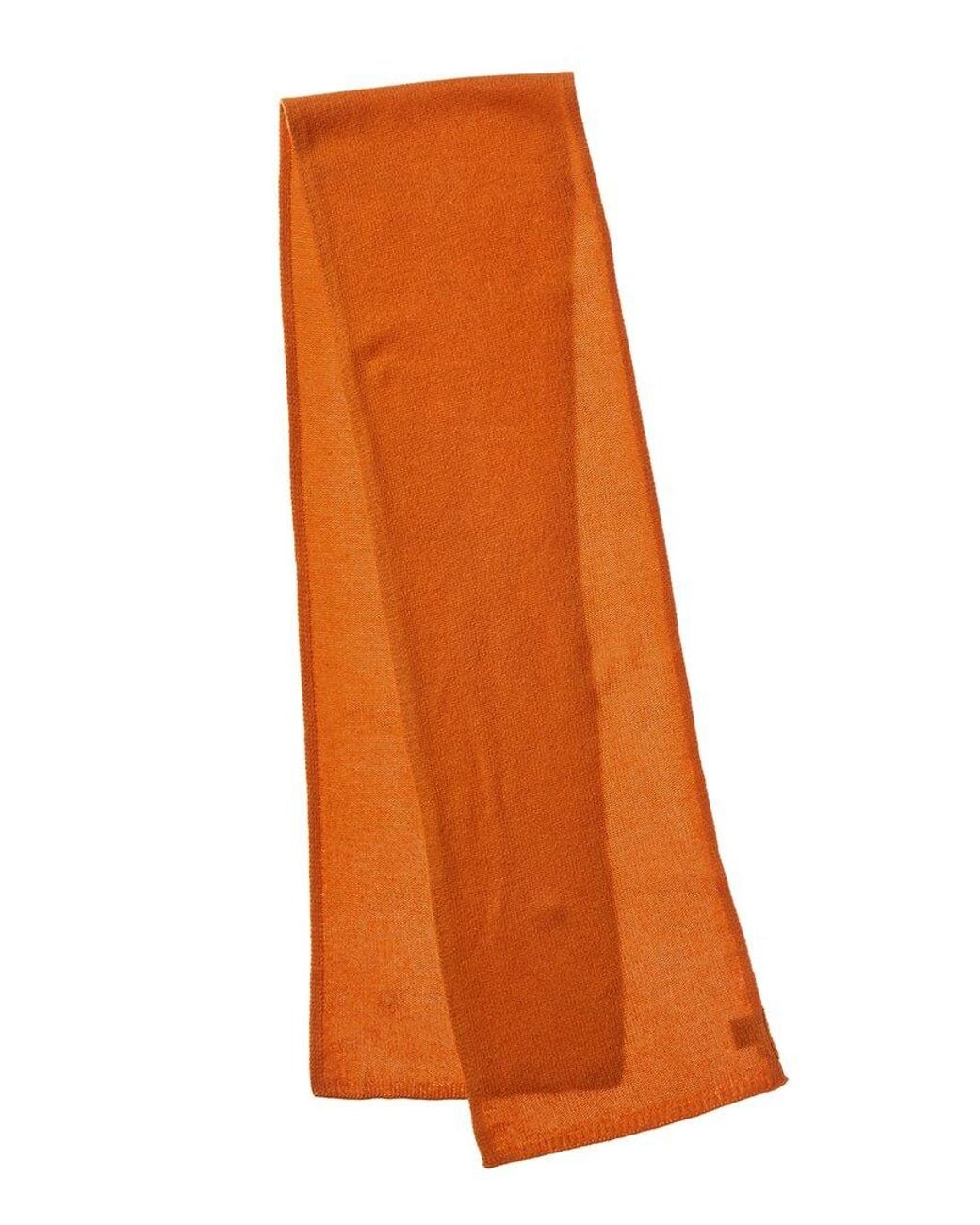 Portolano Orange Cashmere Scarf for men