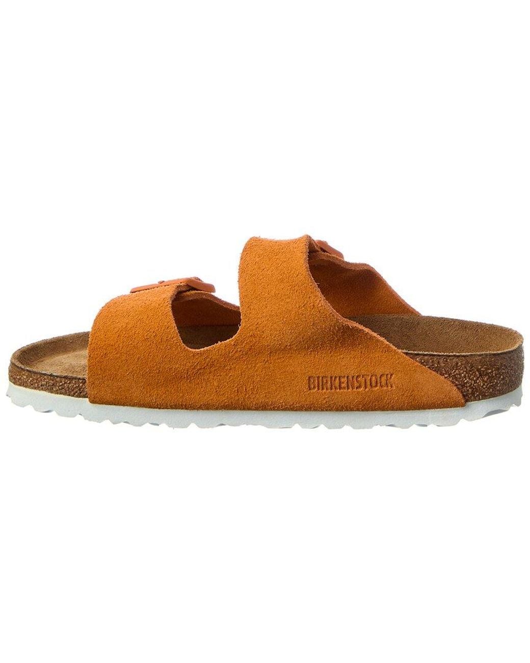 Birkenstock Brown Arizona Bs Narrow Suede Sandal
