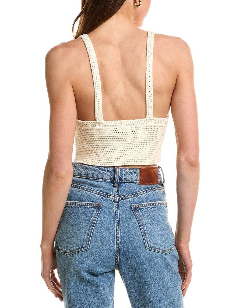 Kule Blue Halter Top