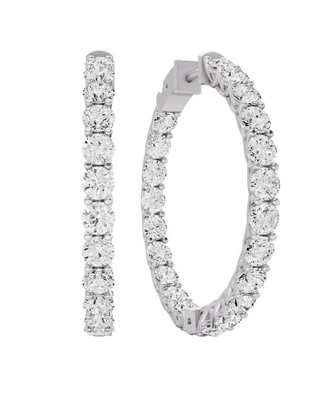 Diamond Select Cuts White 14K 10.00 Ct. Tw. Diamond Earrings