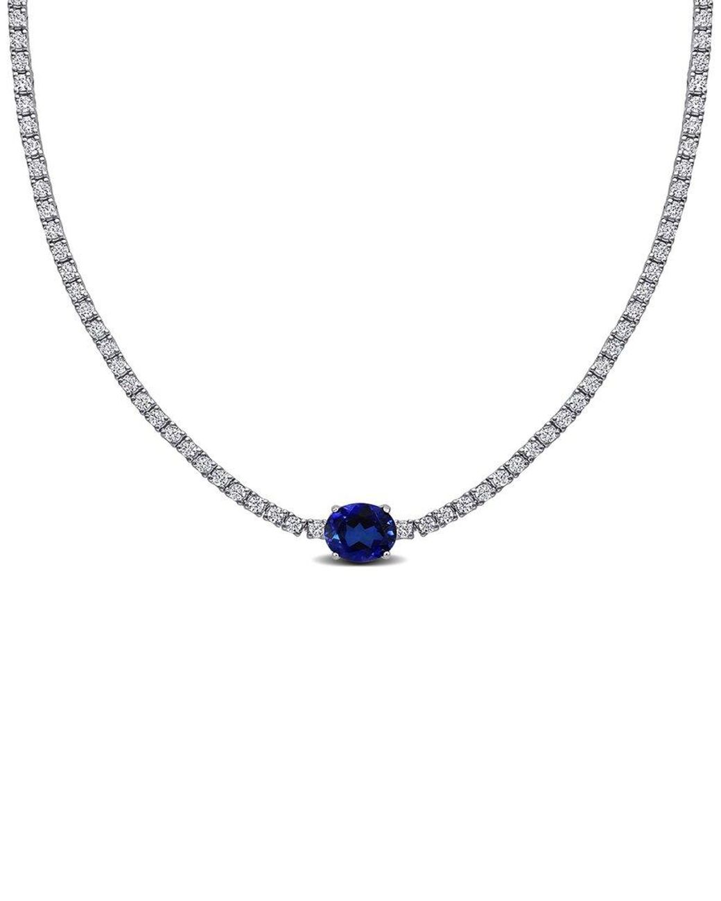 Rina Limor Metallic 16.01 Ct. Tw. Lab-Grown Sapphire Necklace