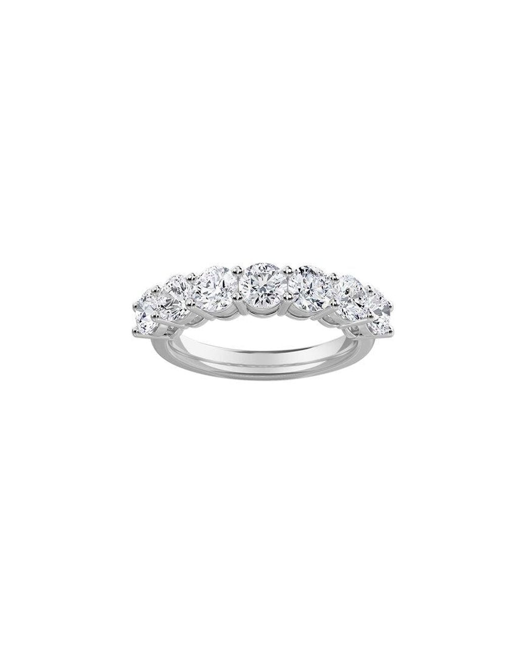 Diana M White Diana M. Fine Jewelry 14k 1.43 Ct. Tw. Lab Grown Diamond Half-eternity Ring