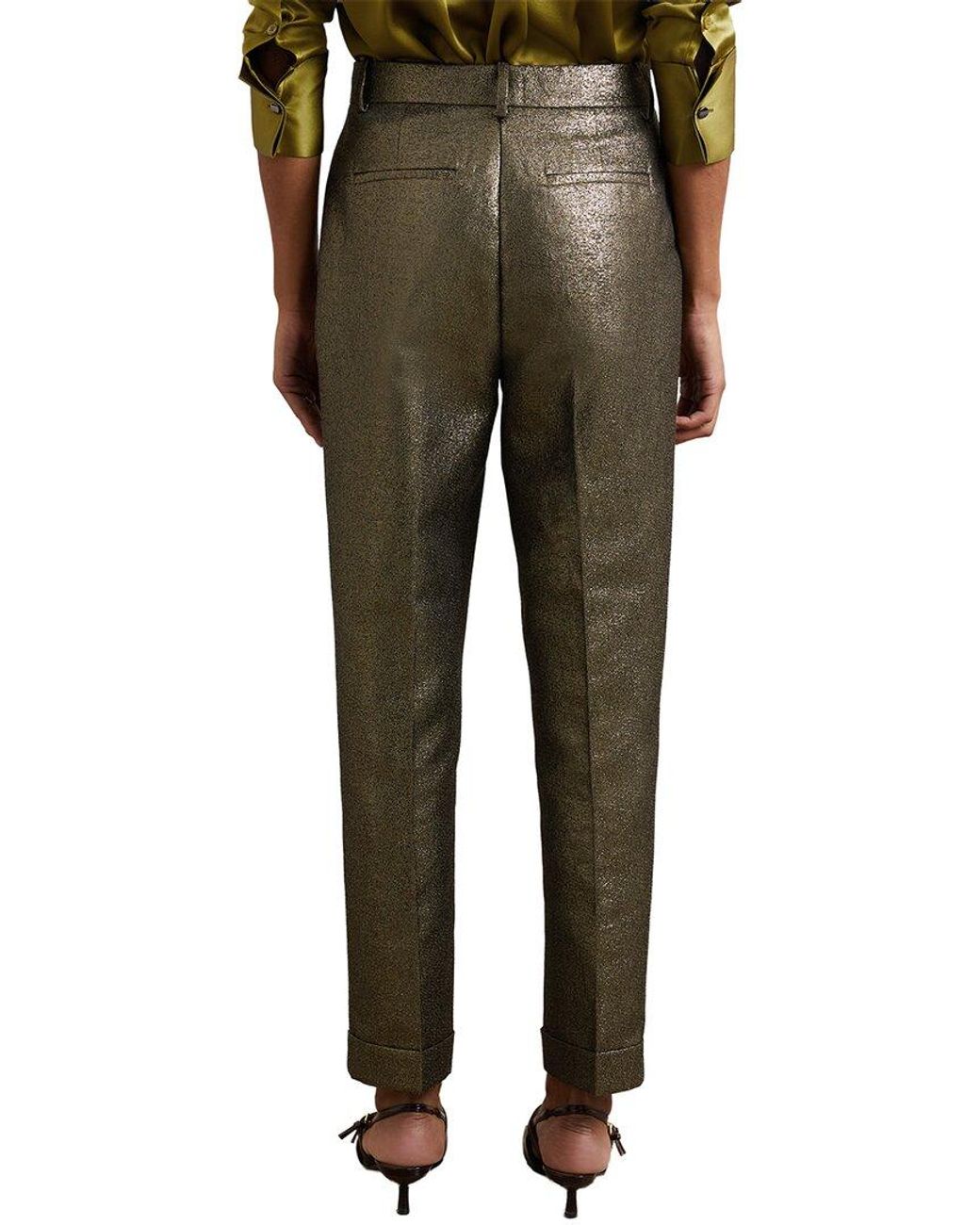 Reiss Green Sienna Casual Trouser