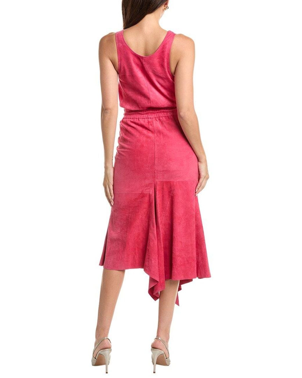 Tom Ford Pink Suede Mini Dress