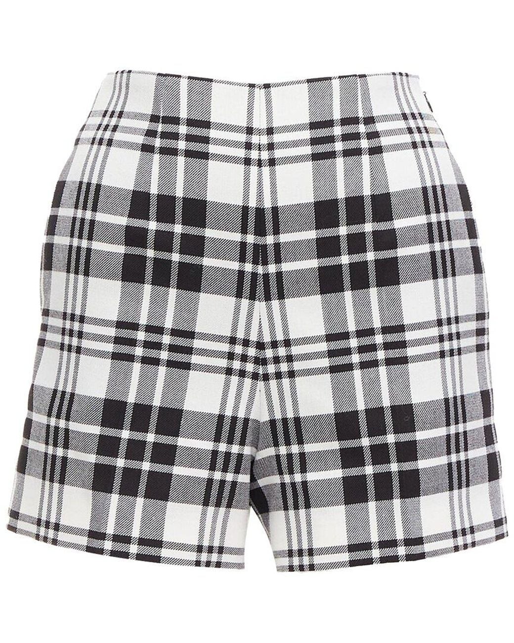 Dior Multicolor Wool High-Waist Short, Size Fr (Authentic Pre-Loved)