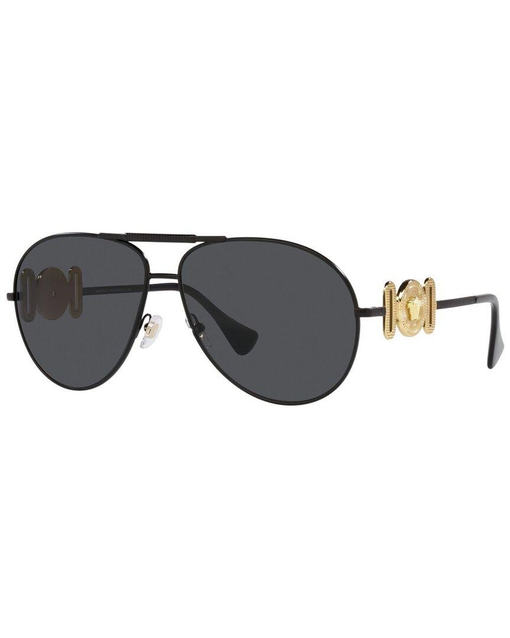Versace Ve2249 65mm Sunglasses in Black for Men | Lyst
