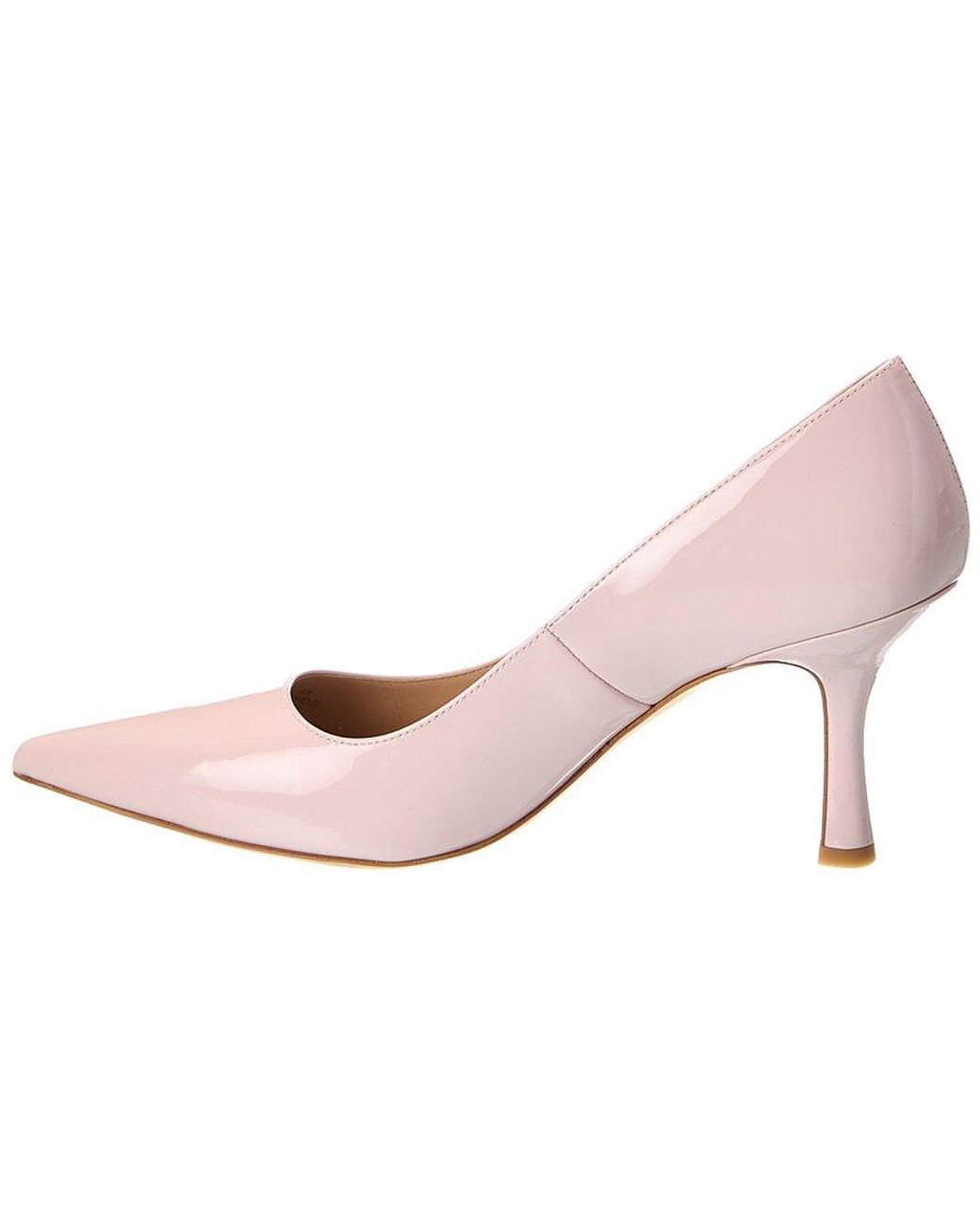 Stuart Weitzman Pink Isla 75 Patent Pump