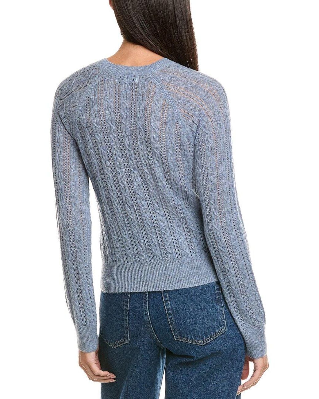 NAADAM Blue Wool & Cashmere-Blend Sweater
