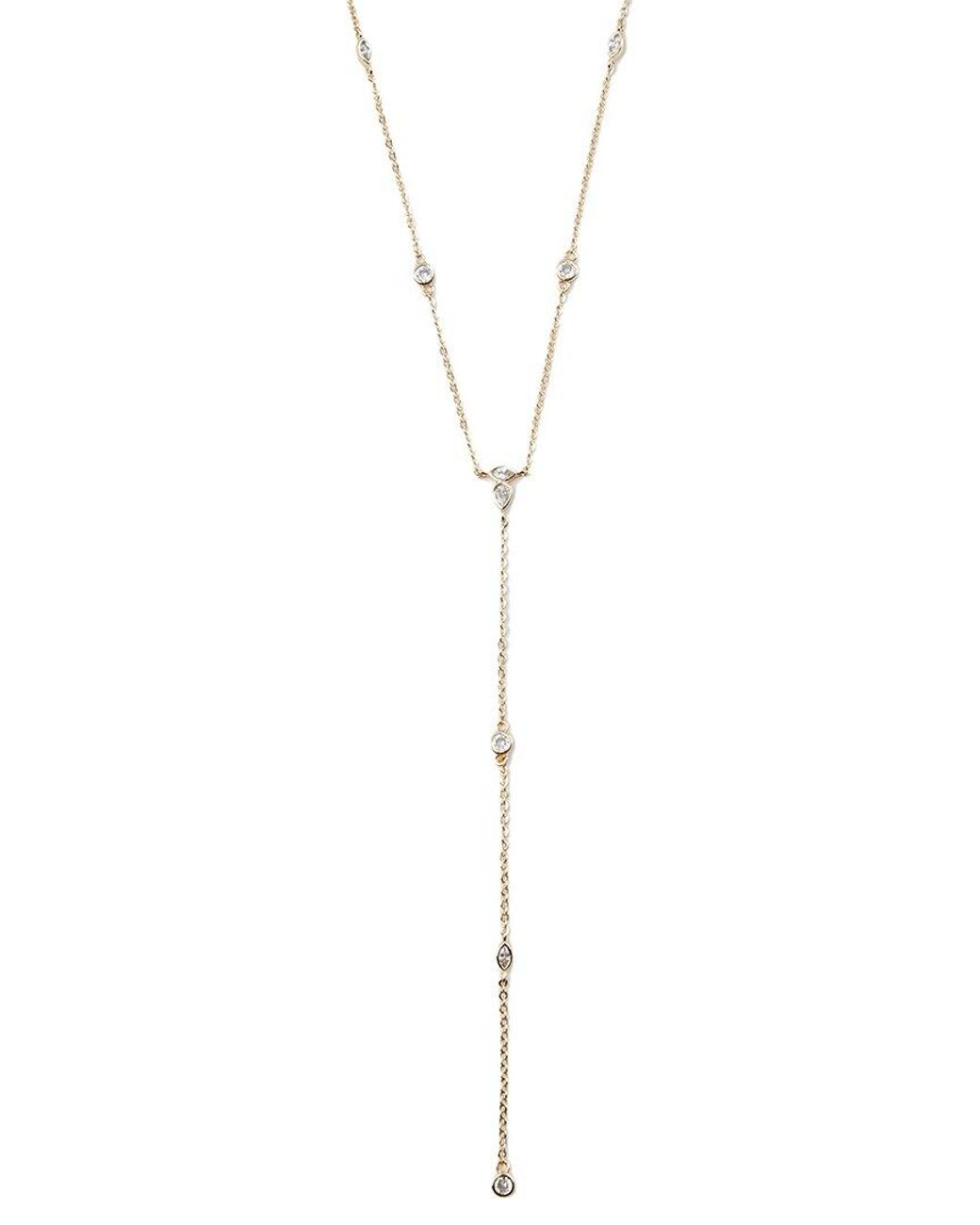 Argento Vivo White Cz Necklace