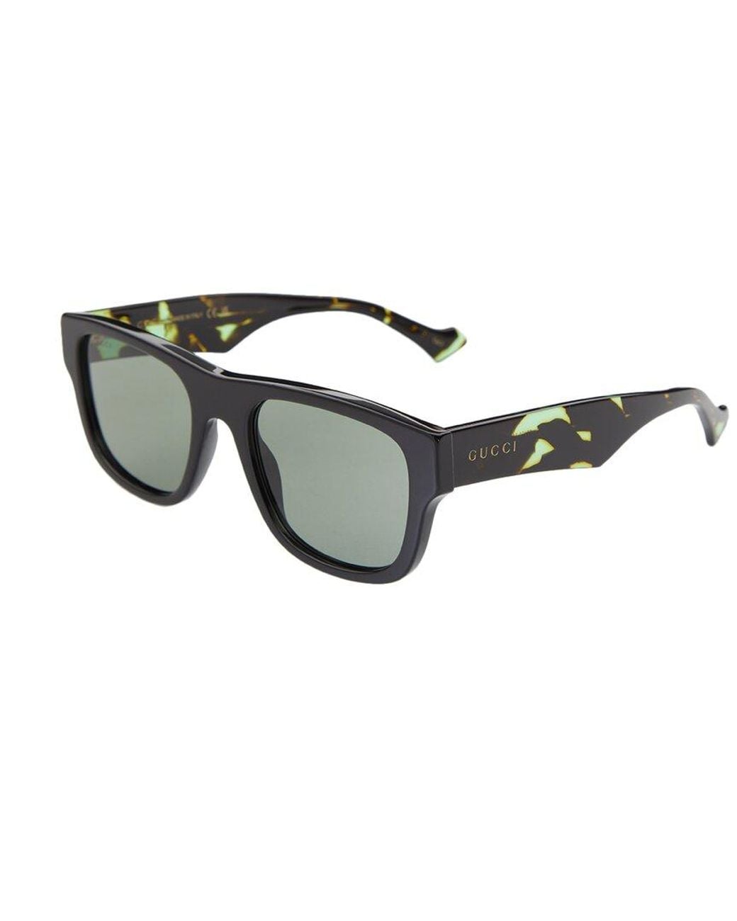 Gucci Green Gg1427S 53Mm Sunglasses for men