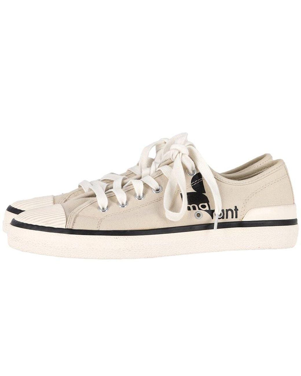 Isabel Marant White Canvas Binko Trainer (Authentic Pre-Loved)