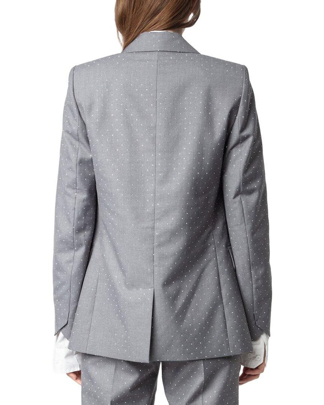 Zadig & Voltaire Gray Vavy Blazer