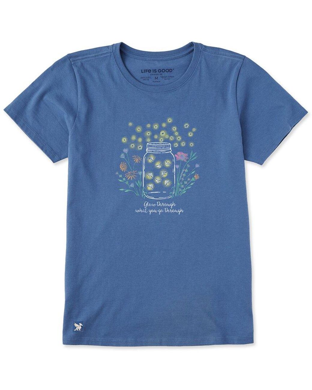 Life Is Good. Blue Crusher T-Shirt