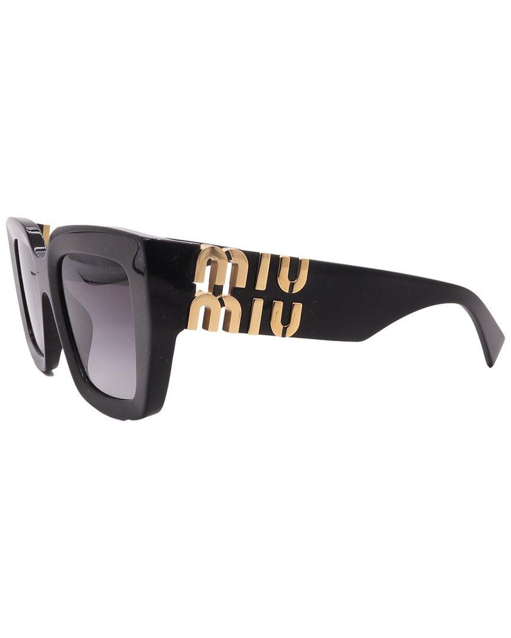 Miu Miu Black 51Mm Sunglasses