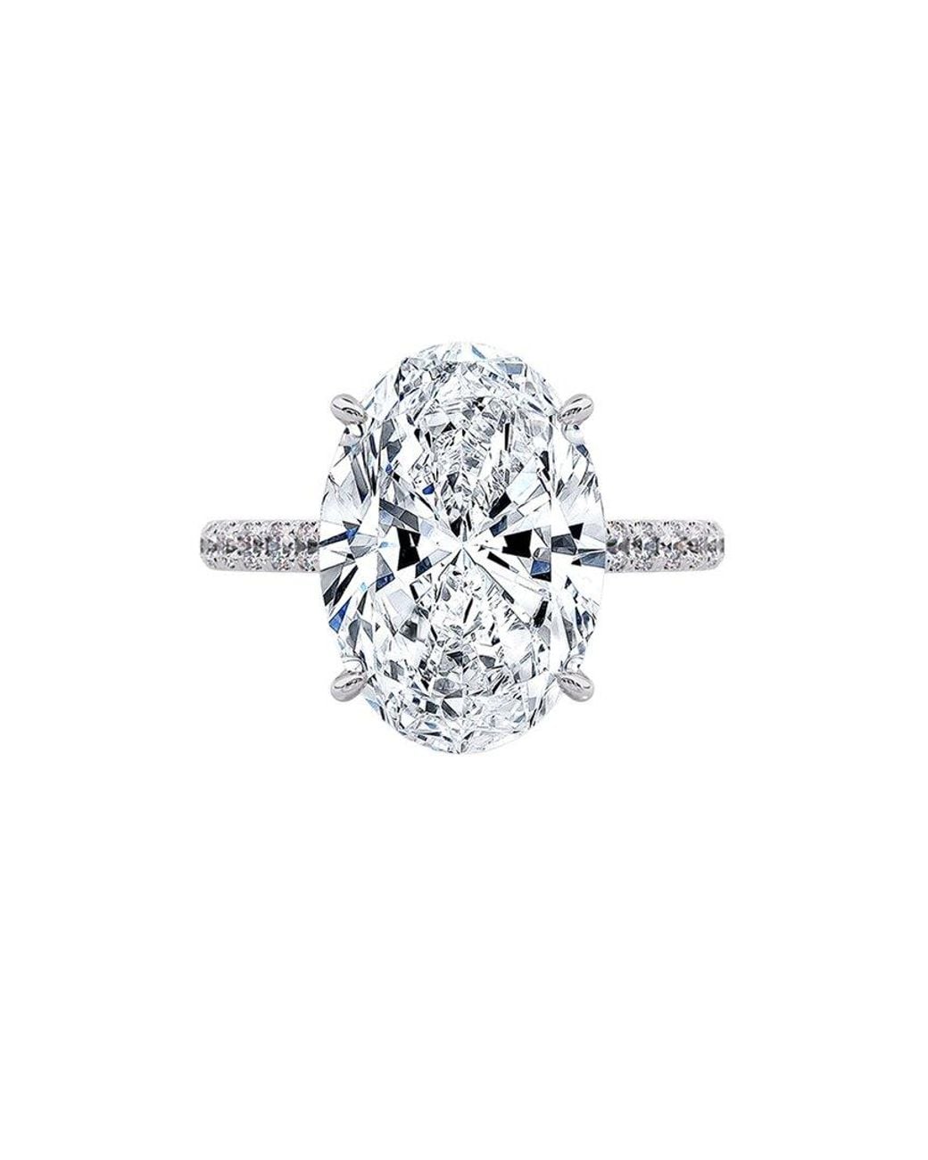Lab Grown Diamonds White 14K 9.50 Ct. Tw. Lab-Grown Diamond Ring