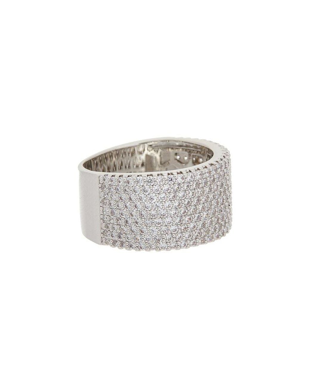 Juvell White 18K Plated Cz Ring