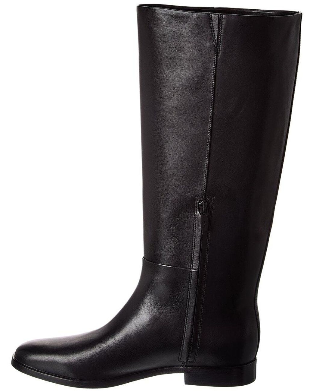 Vince Black Martell Wide Calf Leather Boot