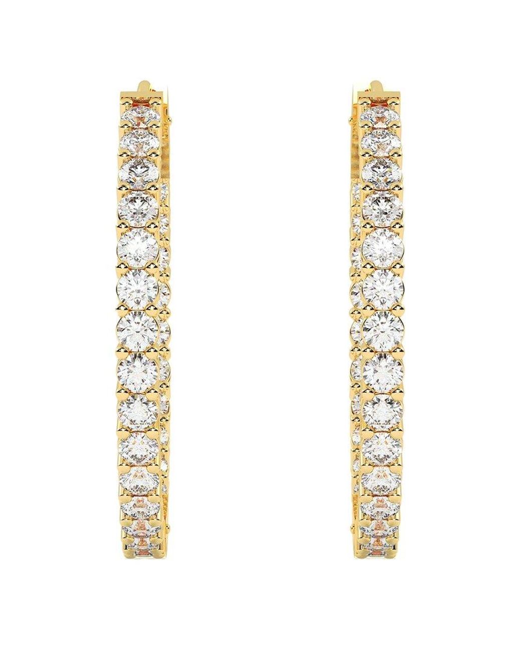 Diamond Select Cuts Metallic 14K 3.00 Ct. Tw. Diamond Earrings
