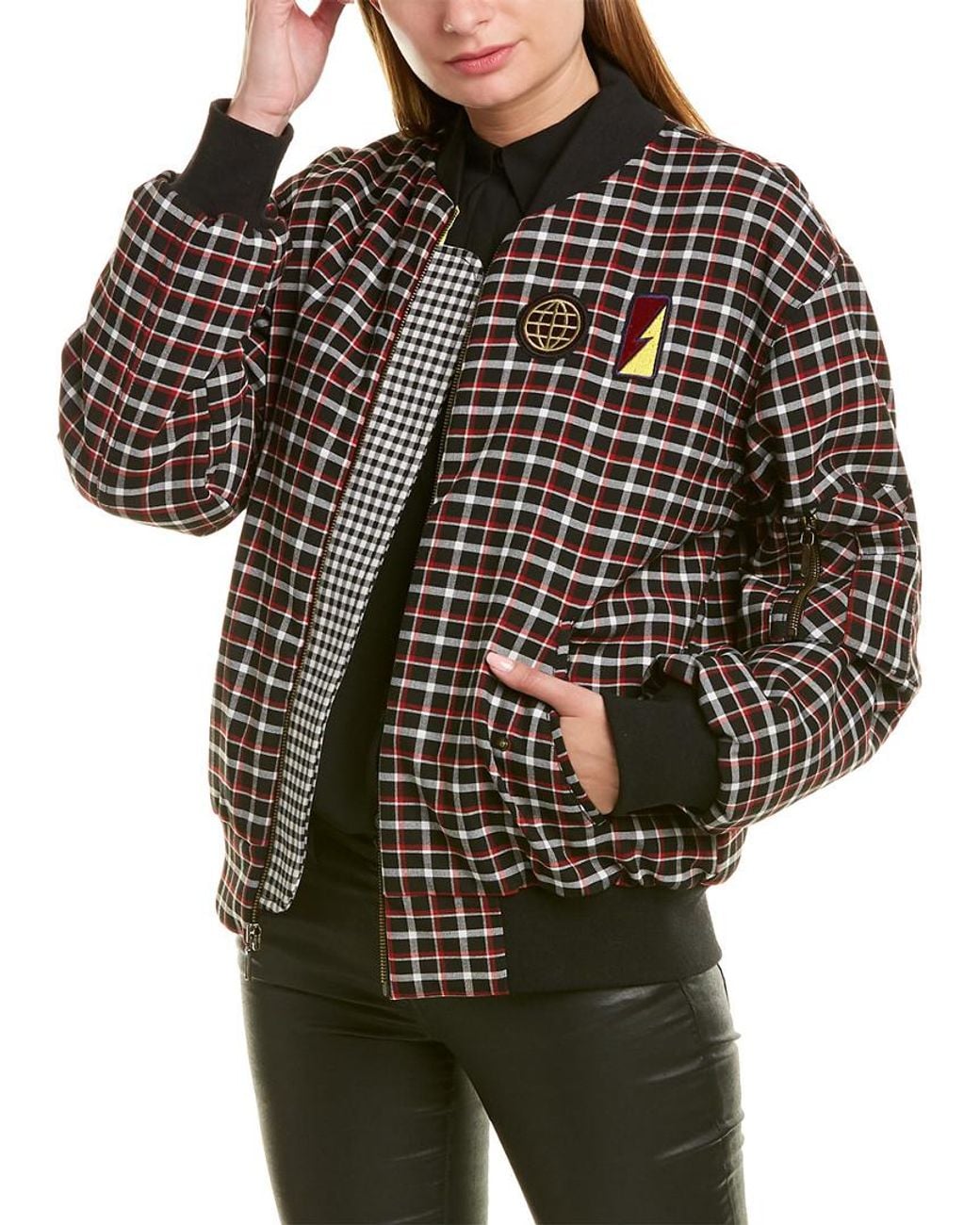 Nicole Miller Multicolor Artelier Bomber Jacket