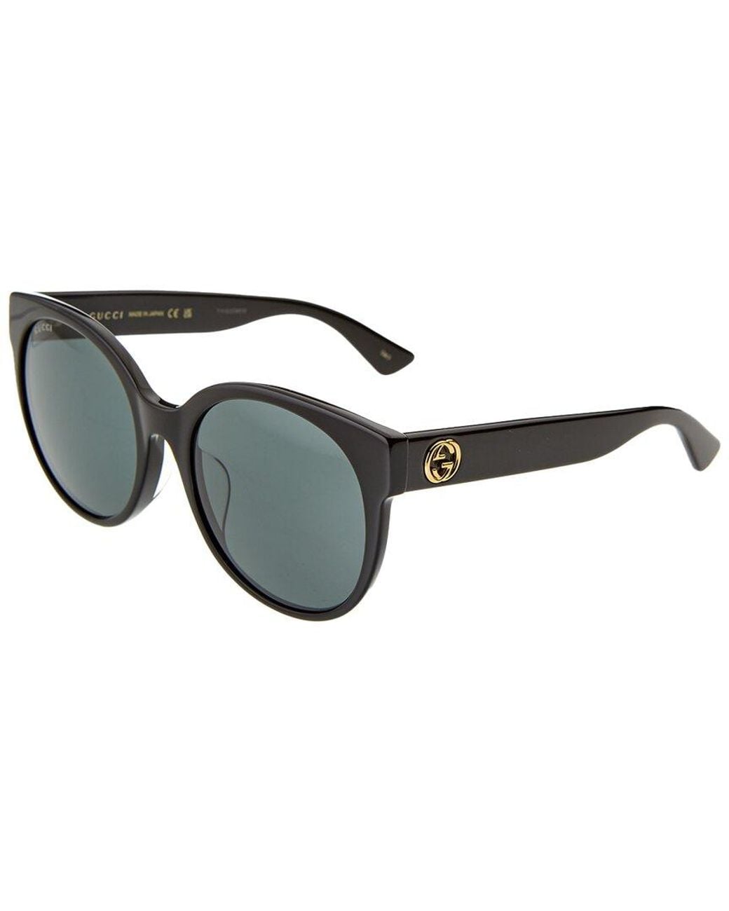 Gucci Black Gg0035San 56Mm Sunglasses