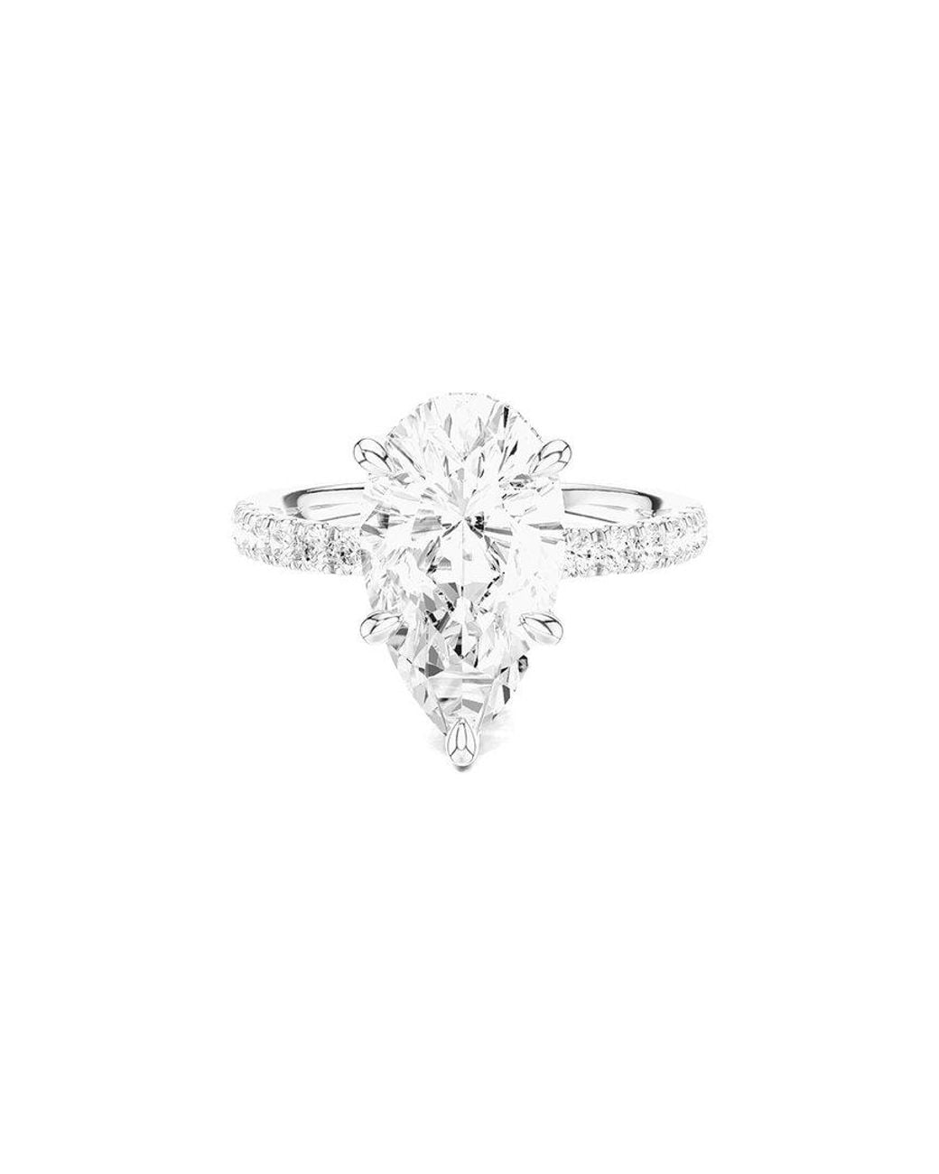 Amairah White 14K 4.50 Ct. Tw. Lab-Grown Diamond Engagement Ring