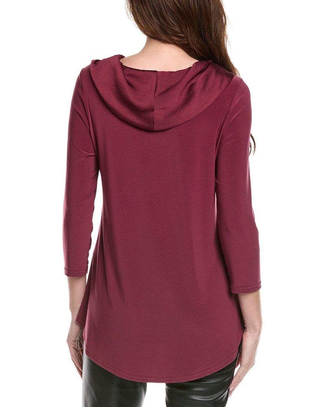 Joseph Ribkoff Red Cowl-Neck Blouse