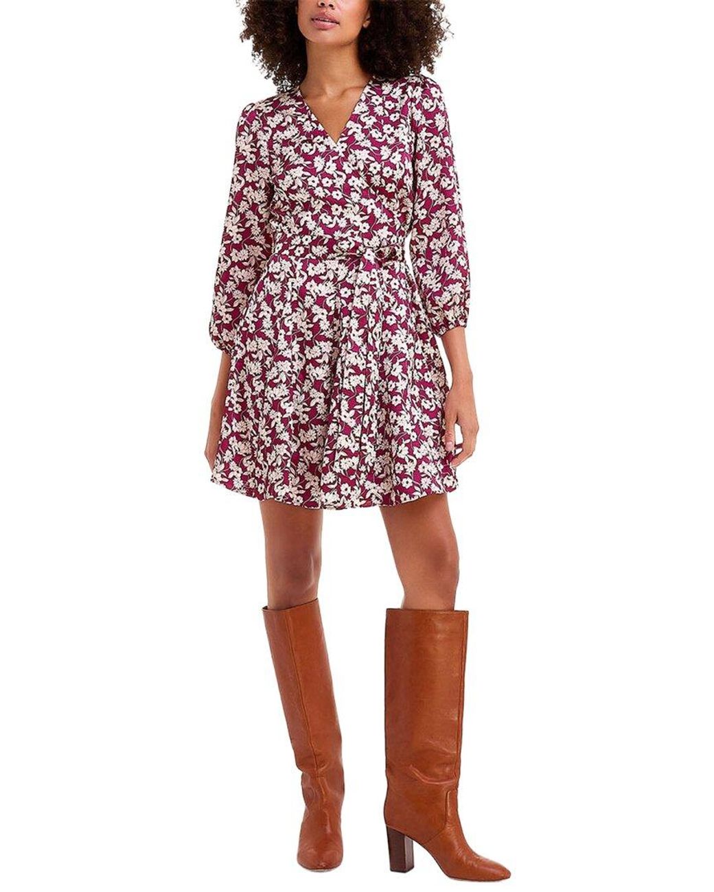 Draper James Red Jordan Long Sleeve Wrap Dress
