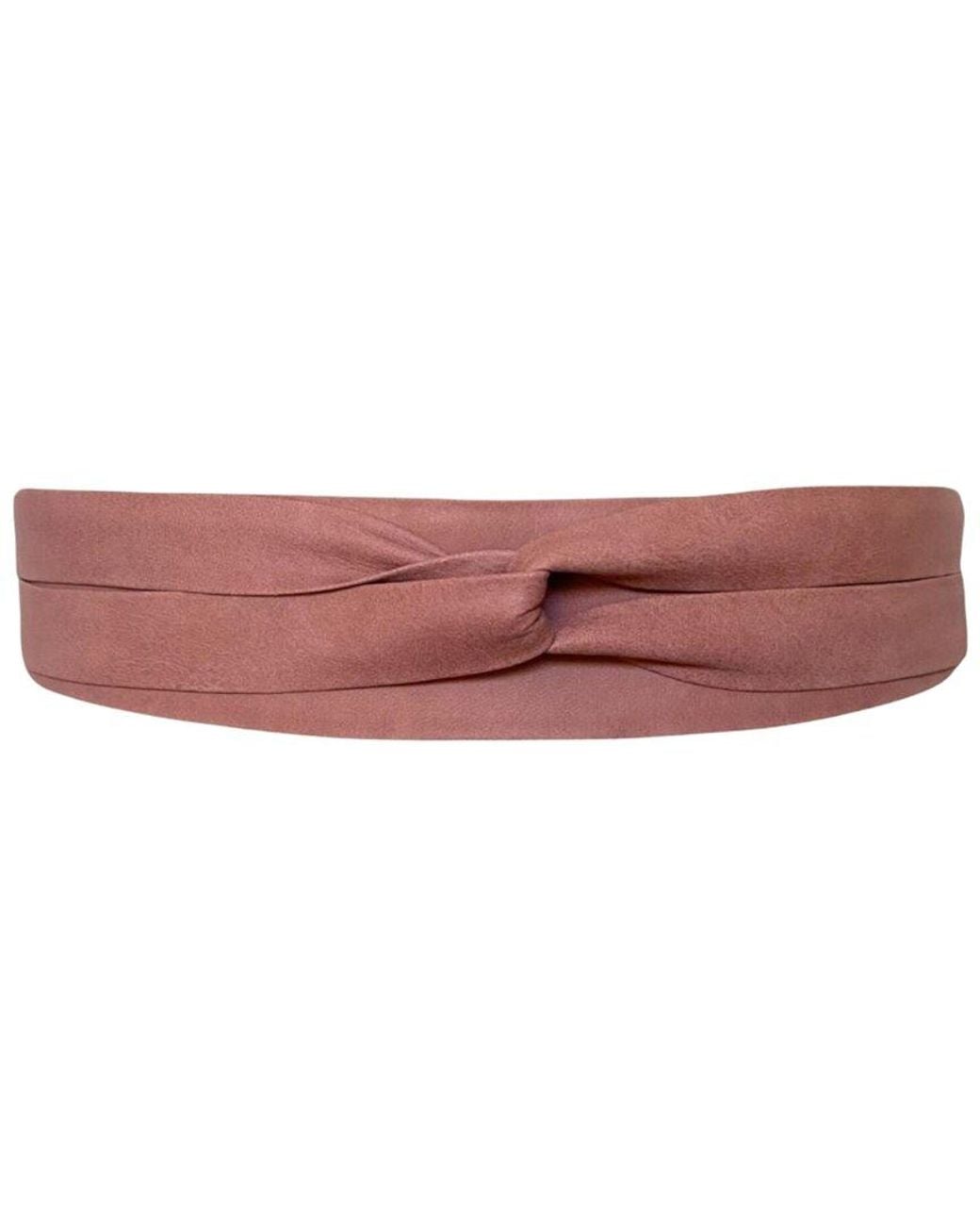 Ada Pink Midi Wrap Leather Belt