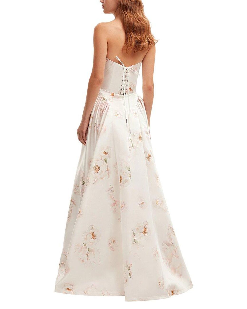 Homeyee Natural Printed Maxi Dress