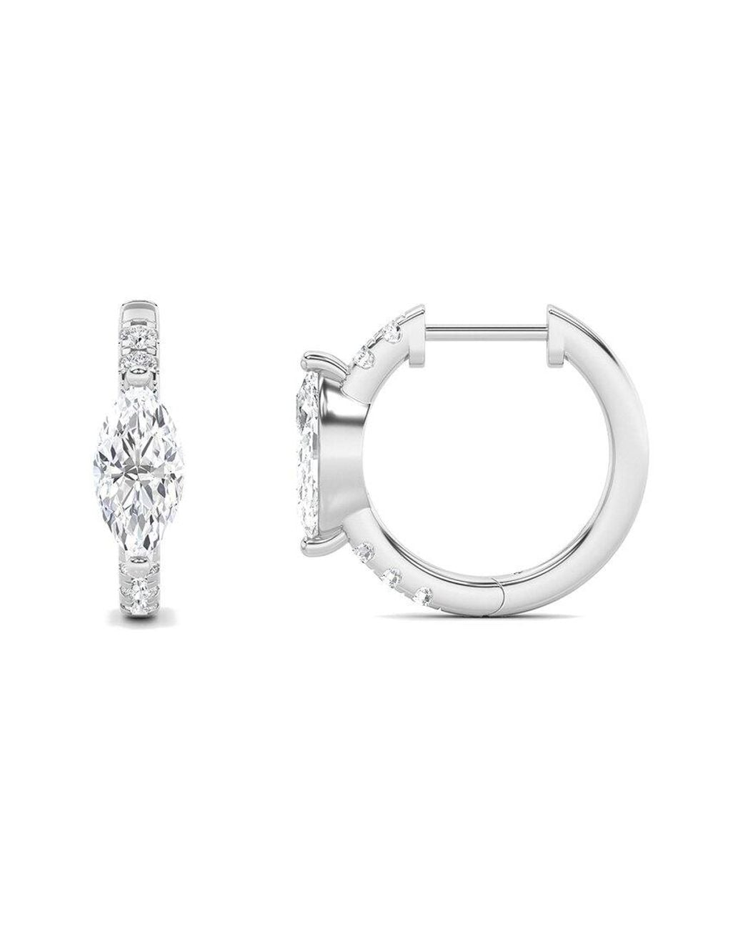 Lab Grown Diamonds Metallic 14K 1.50 Ct. Tw. Lab-Grown Diamond Earrings